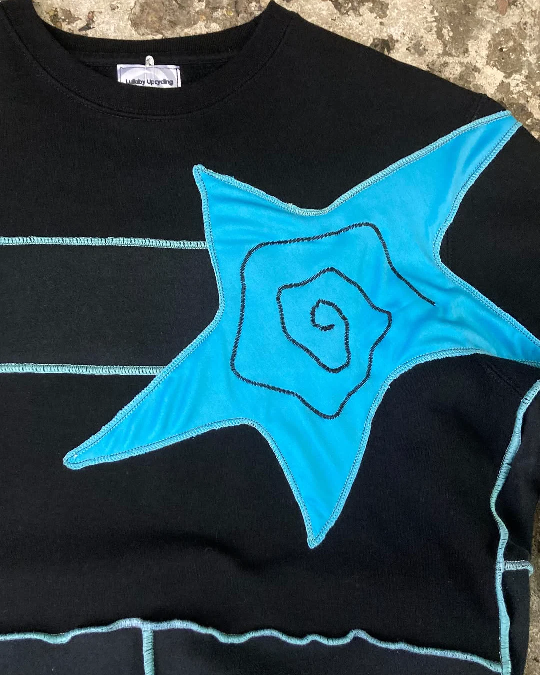 Tee étoile turquoise